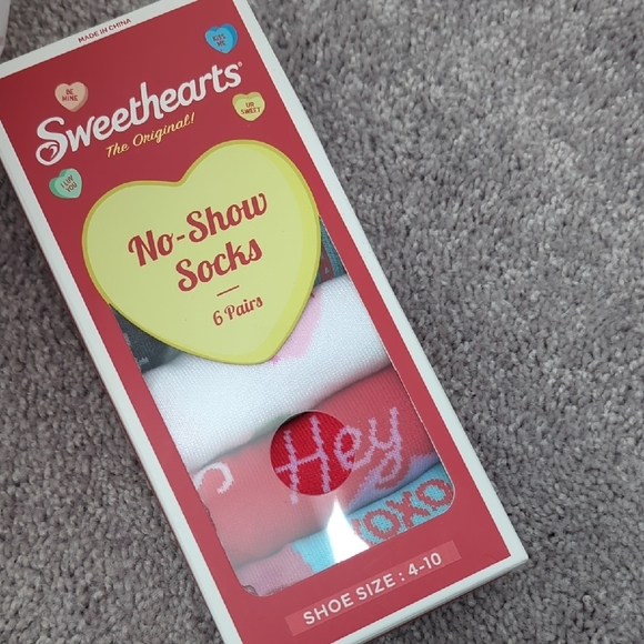 Accessories - Sweethearts No-Show Socks 6 Pairs